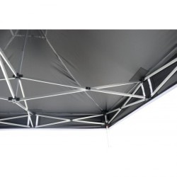 Foldable Tent with Hexagonal Frame 3x6m Black