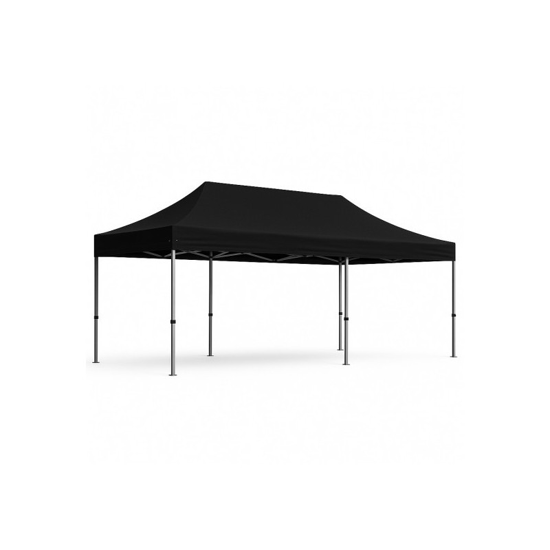 Foldable Tent with Hexagonal Frame 3x6m Black