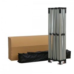 Foldable Tent with Hexagonal Frame 3x4.5m White