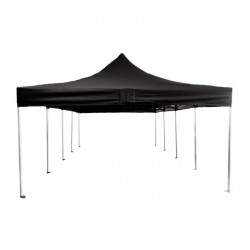 Foldable Tent with Hexagonal Frame 4x8m Black