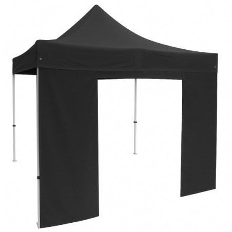 Side Wall with Door Black