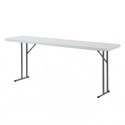 Folding Rectangular Conference Table 1.80x0.45m