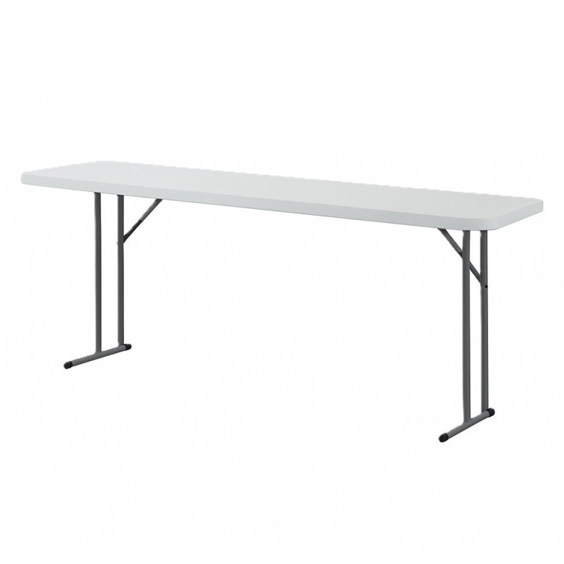 Folding Rectangular Conference Table 1.80x0.45m