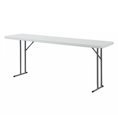 Folding Rectangular Conference Table 1.80x0.45m