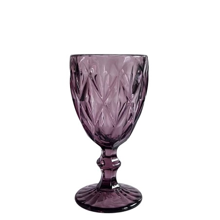 Carved Glass purple 29cl