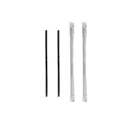 Πλαστικά Καλαμάκια Μαύρα