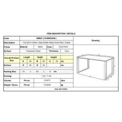 TOLEDO 60x60 - Side Table