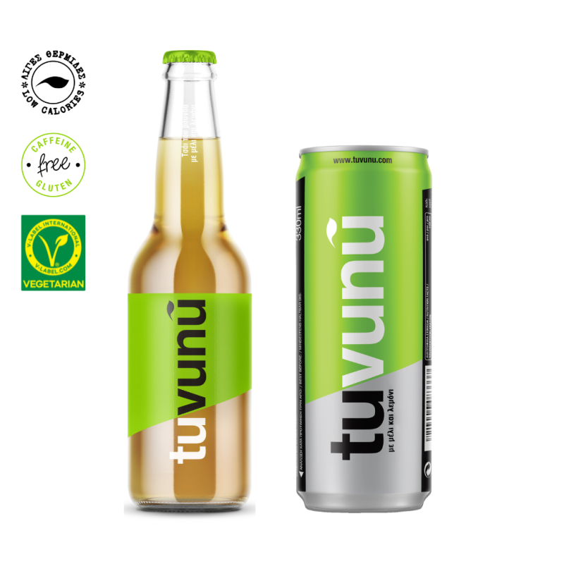 Tuvunu Ice Tea Honey & Lemon 330ml (pack of 4)