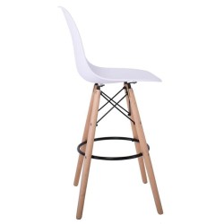 ART Wood - Bar Stool PP White