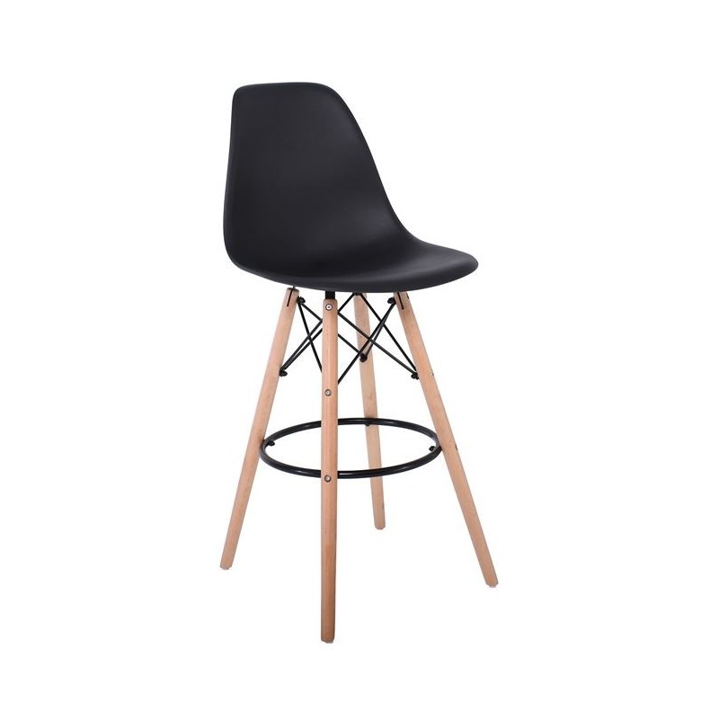ART Wood - Bar Stool PP Black