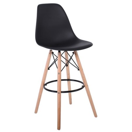 ART Wood - Bar Stool PP Black